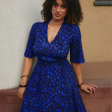 FLORENCE leo art blue print