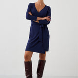 Goddess Dress Above the Knee Night Navy