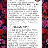 Sukienka DREAMGIRL z długim rękawem print dalie