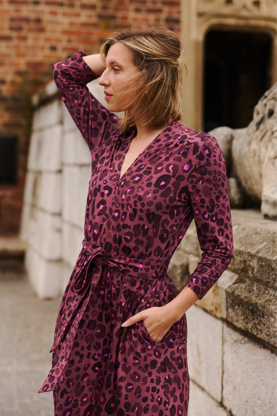 Sukienka LIBERTY DRESS print bloody leo