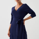 Goddess Dress Above the Knee Night Navy
