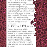 Sukienka LIBERTY DRESS print bloody leo
