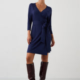 Goddess Dress Above the Knee Night Navy