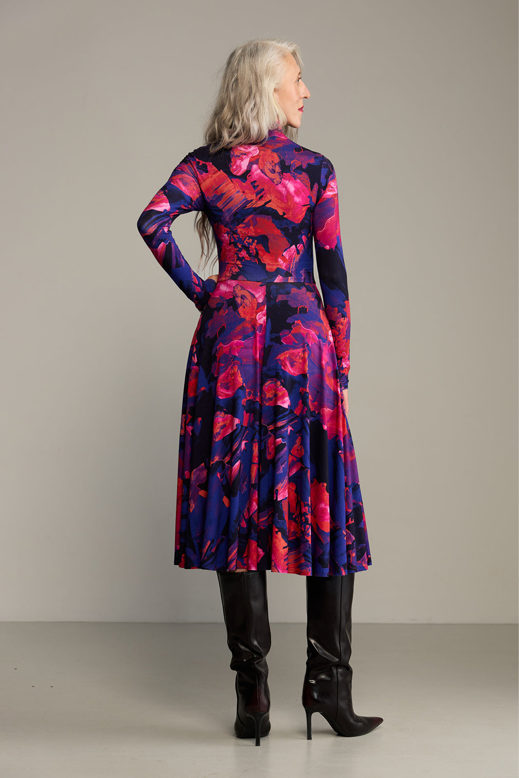 Sukienka GO(LF) FOR IT print Dreamworld orange & violet