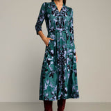Dress LIBERTY DRESS Rorschach green print