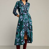 Dress LIBERTY DRESS Rorschach green print