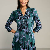 Dress LIBERTY DRESS Rorschach green print