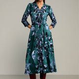 Dress LIBERTY DRESS Rorschach green print