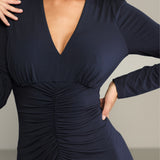 Dress MUSE dark petrol