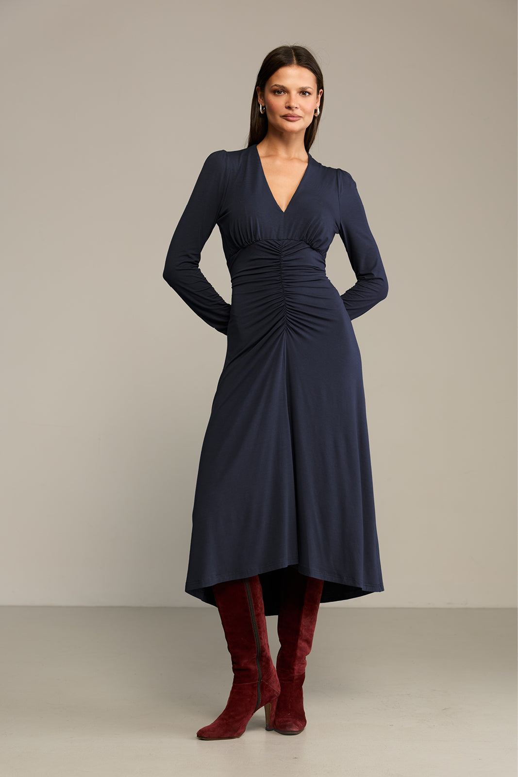 Dress MUSE dark petrol