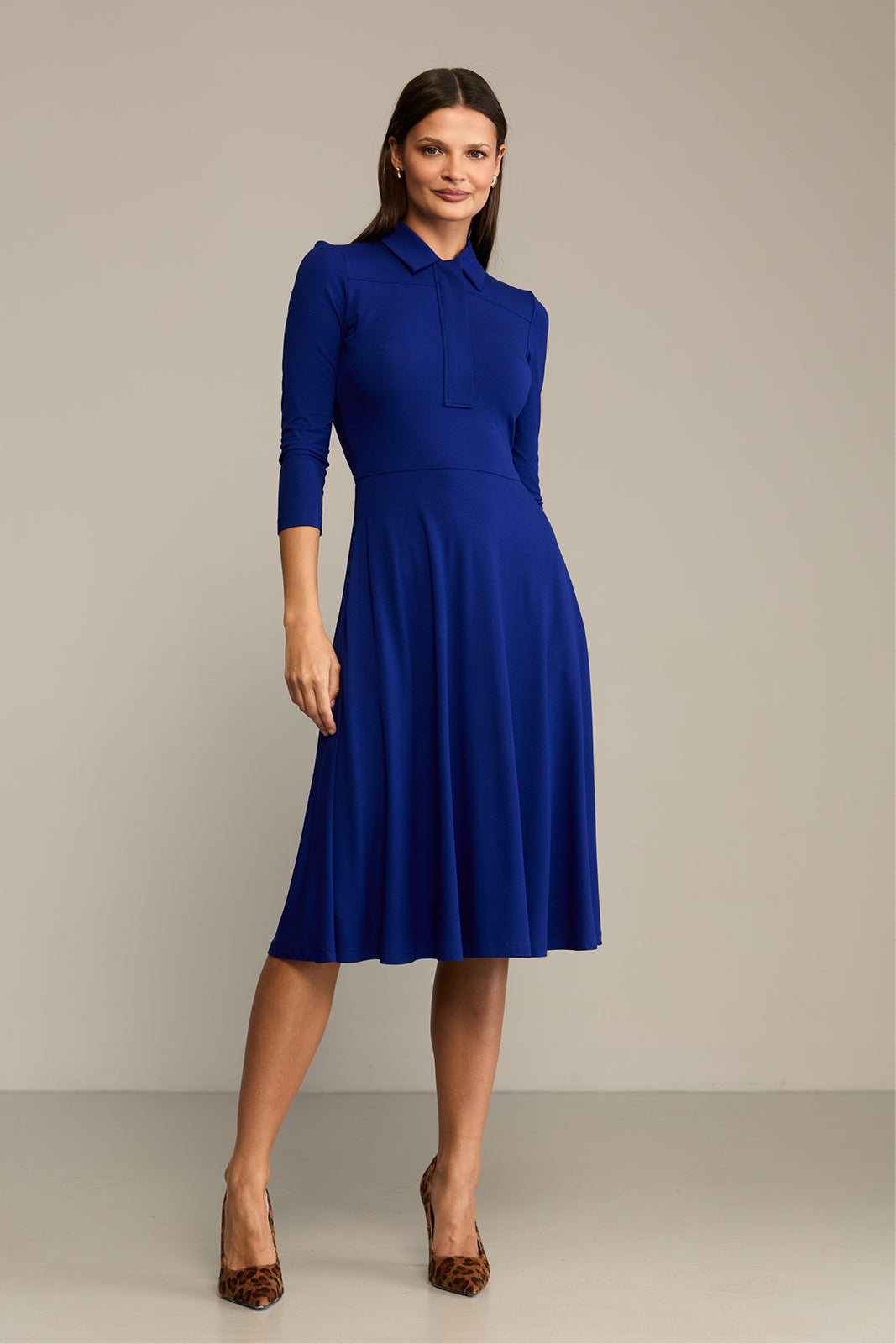 Sukienka NATURAL BEAUTY art blue