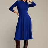 Sukienka NATURAL BEAUTY art blue