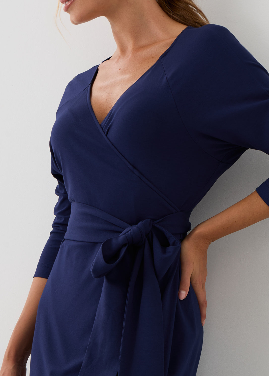Goddess Dress Above the Knee Night Navy