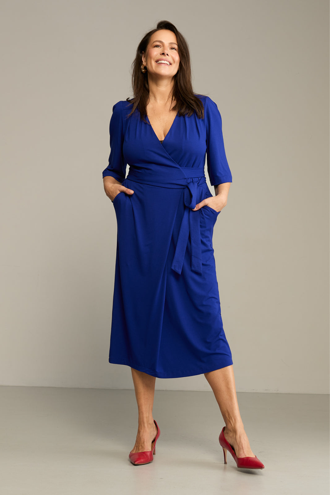 Dress MY BRILLIANT FRIEND art blue