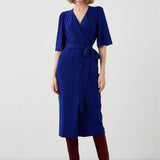 Dress MY BRILLIANT FRIEND art blue