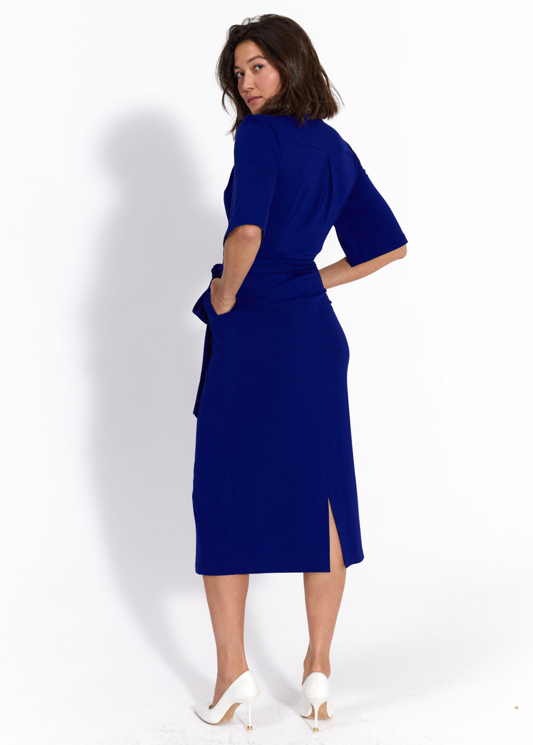 Dress MY BRILLIANT FRIEND art blue