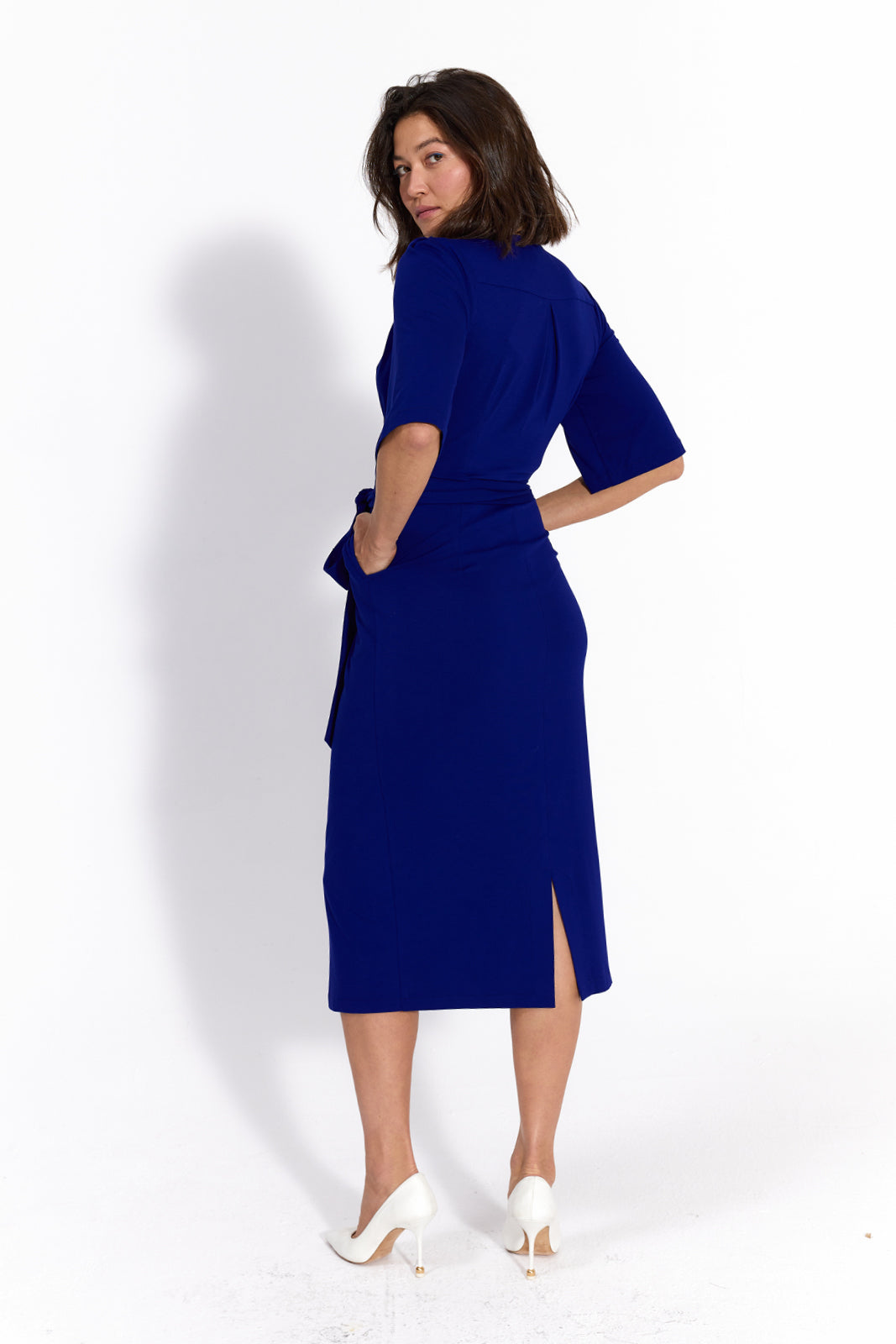 Dress MY BRILLIANT FRIEND art blue