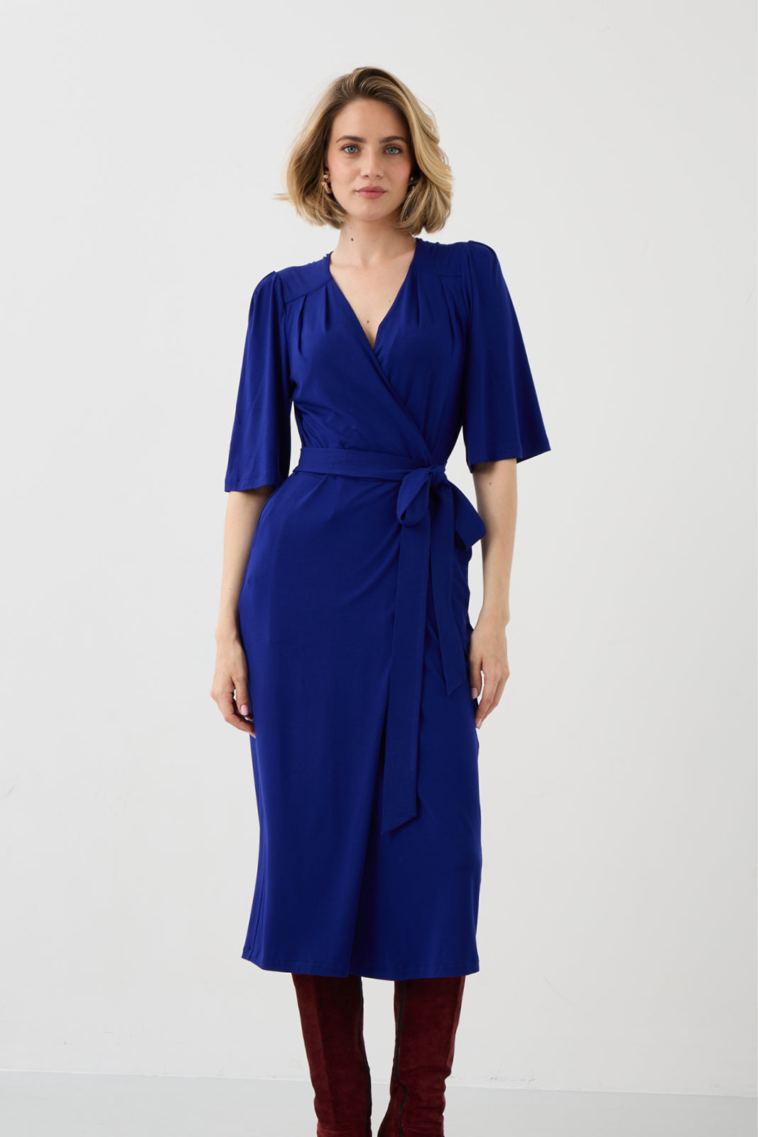 Dress MY BRILLIANT FRIEND art blue