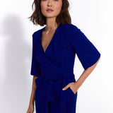 Dress MY BRILLIANT FRIEND art blue