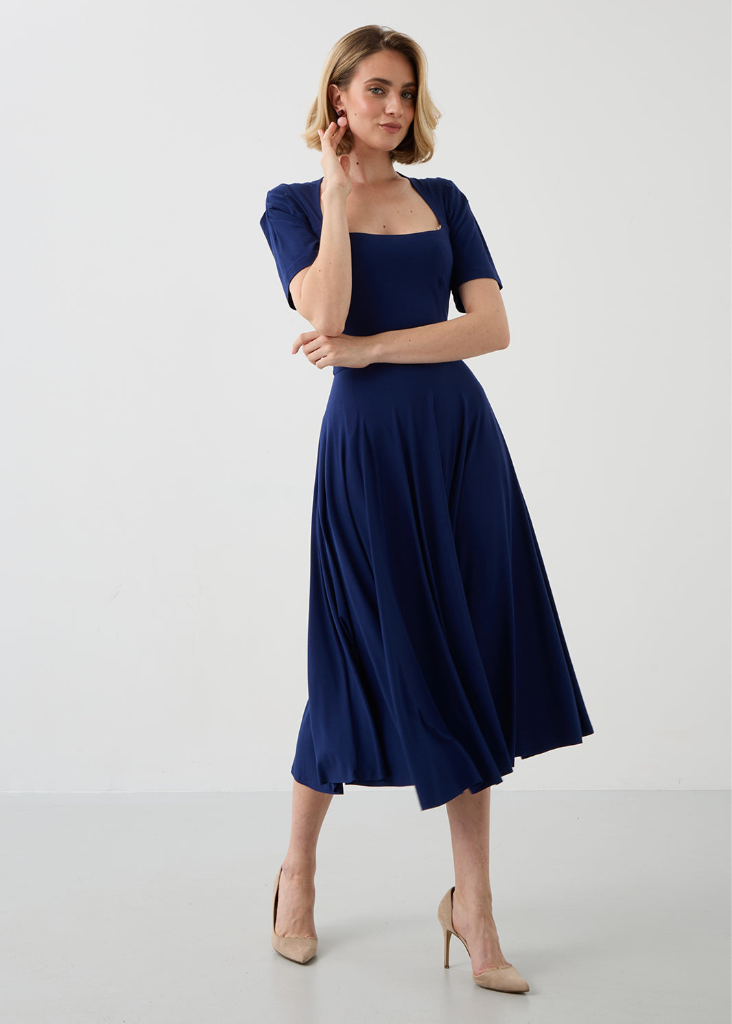 Dress SERENISSIMA night navy blue