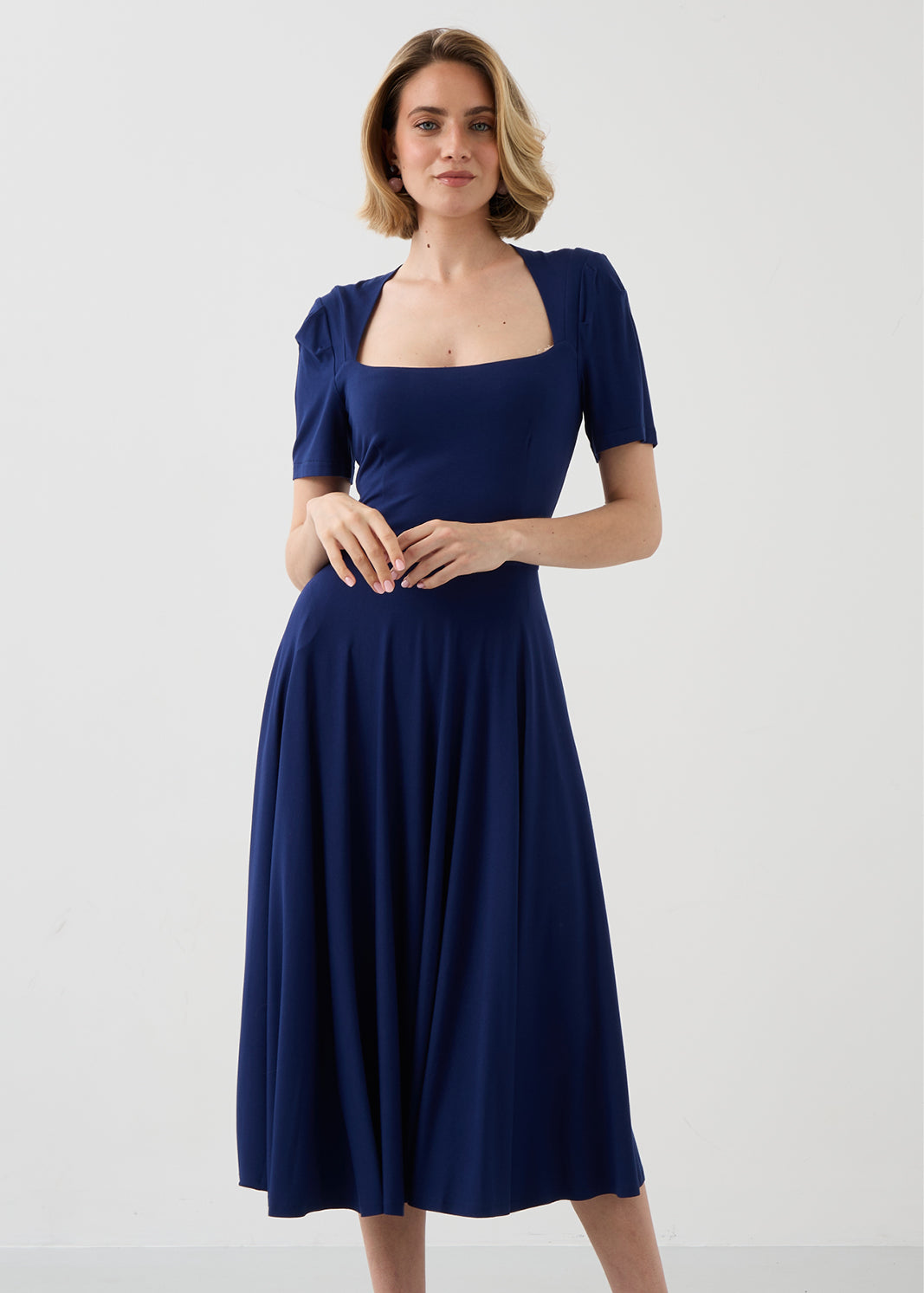 Dress SERENISSIMA night navy blue
