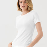 SAWCIA Z KRÓTKIM RĘKAWEM off white