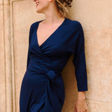 Goddess Dress Above the Knee Night Navy