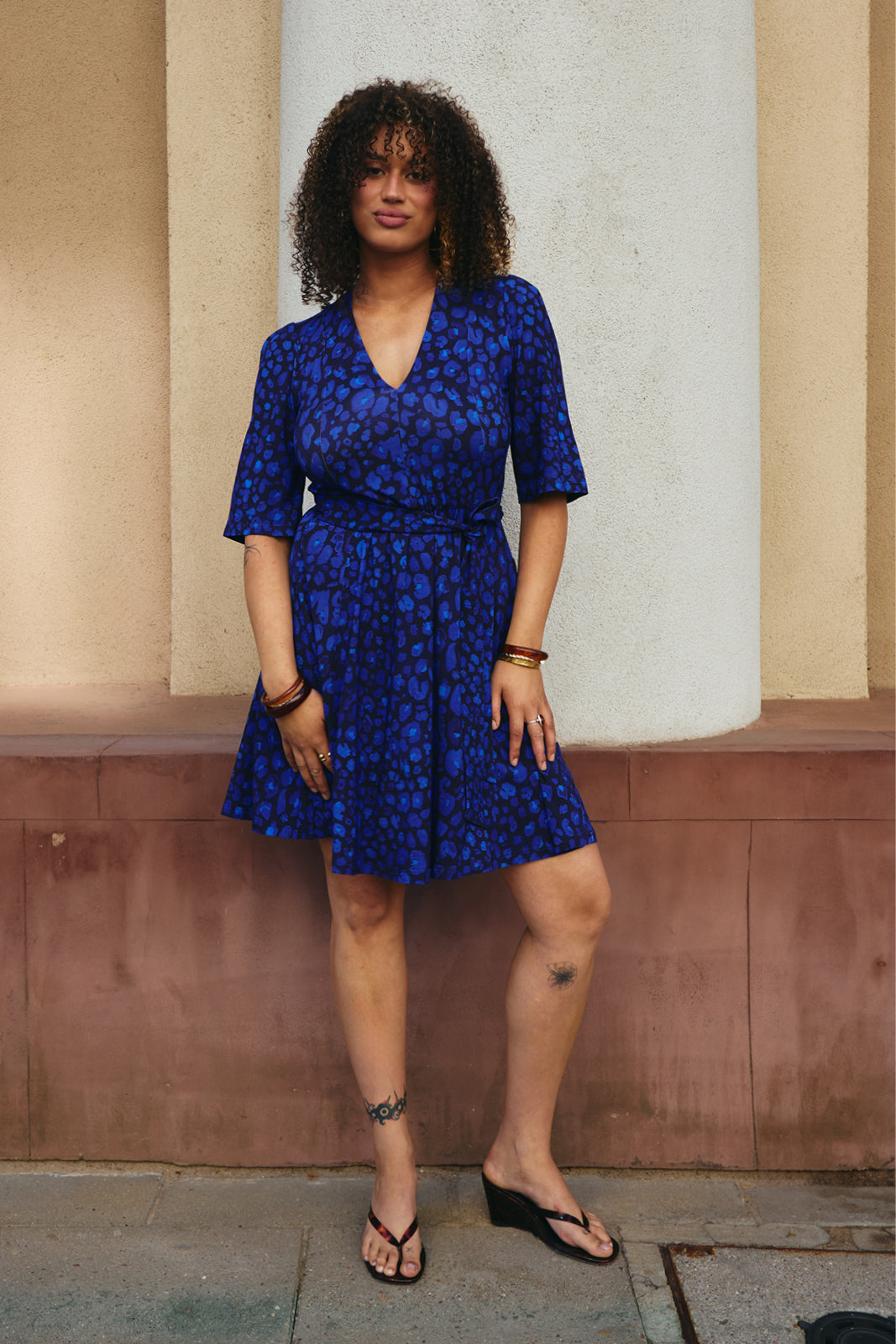 FLORENCE leo art blue print