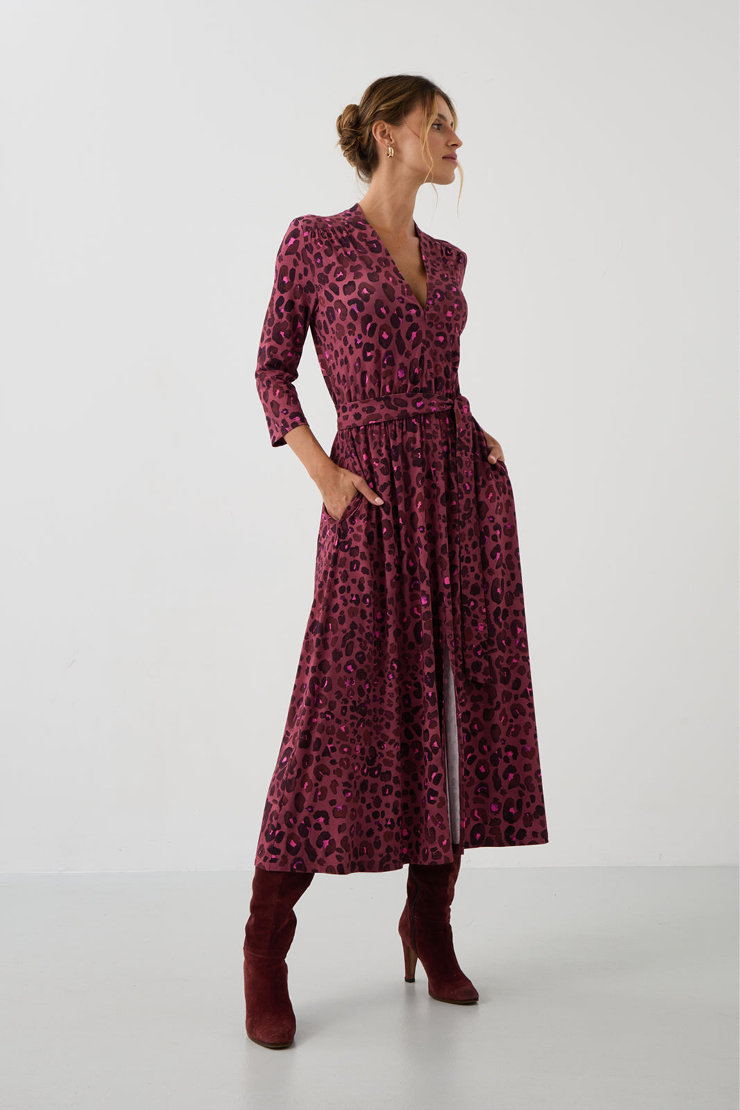Sukienka LIBERTY DRESS print bloody leo