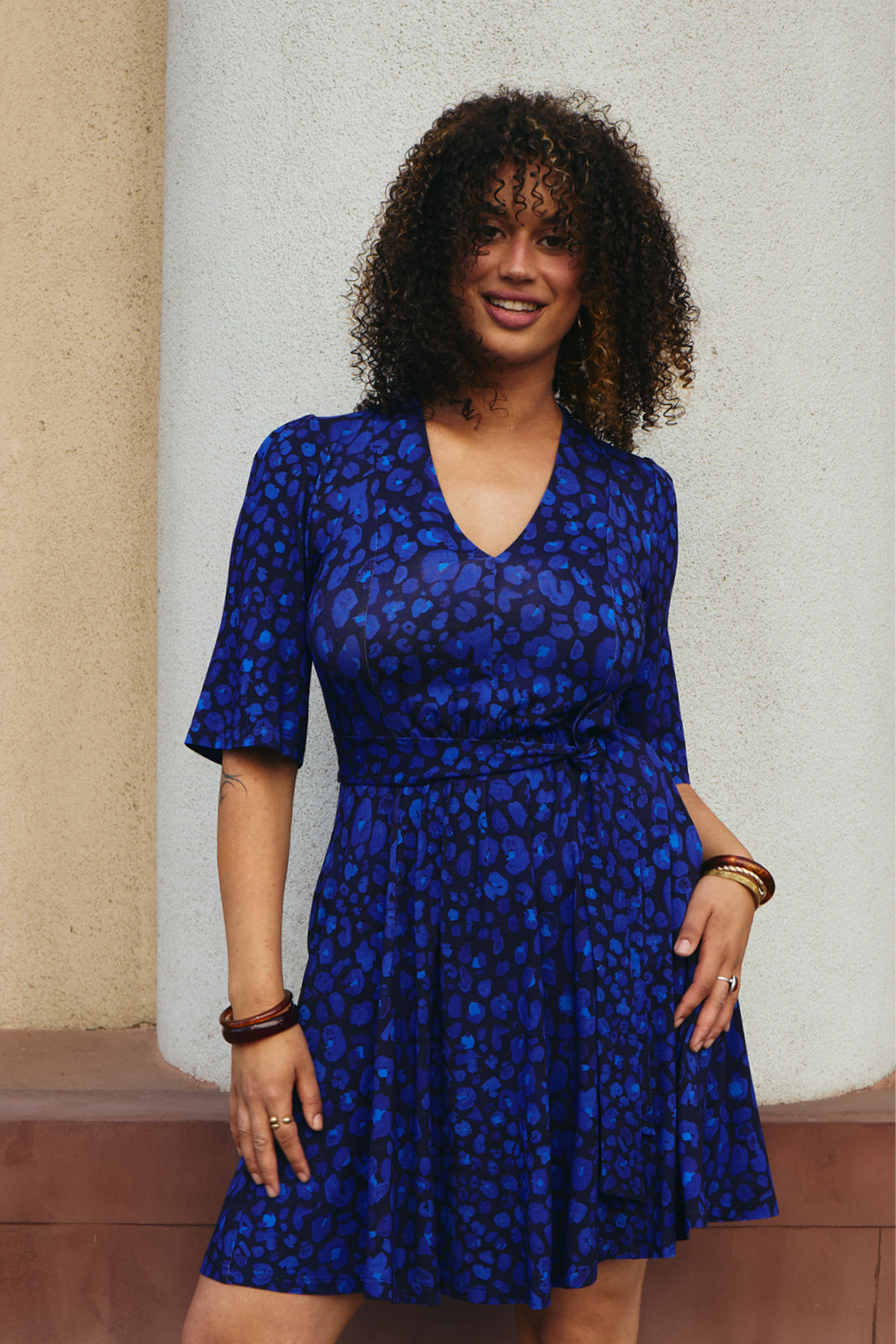 FLORENCE leo art blue print