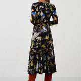 Dress KLIN LADY birds of Warsaw print
