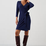 Goddess Dress Above the Knee Night Navy