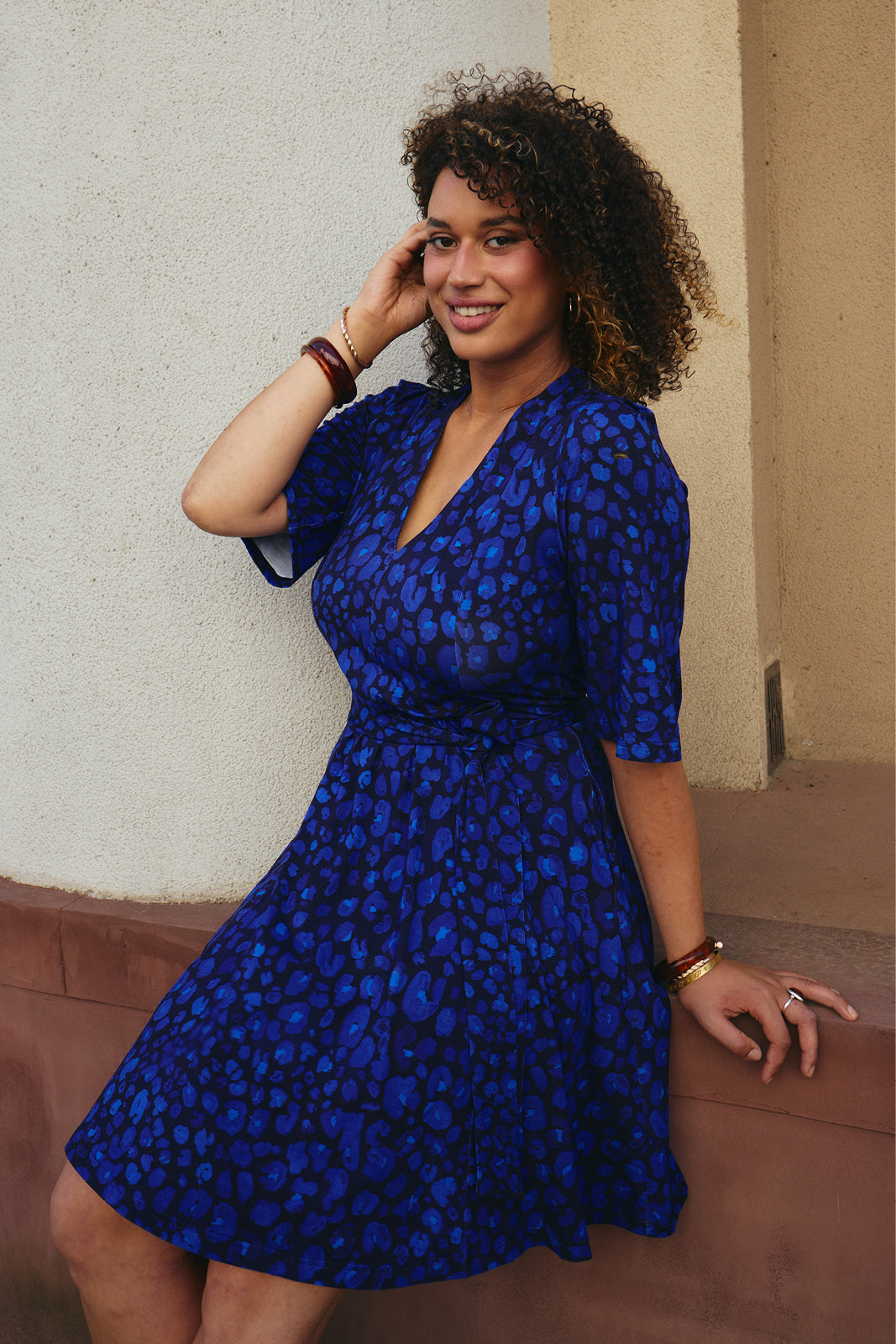 FLORENCE leo art blue print