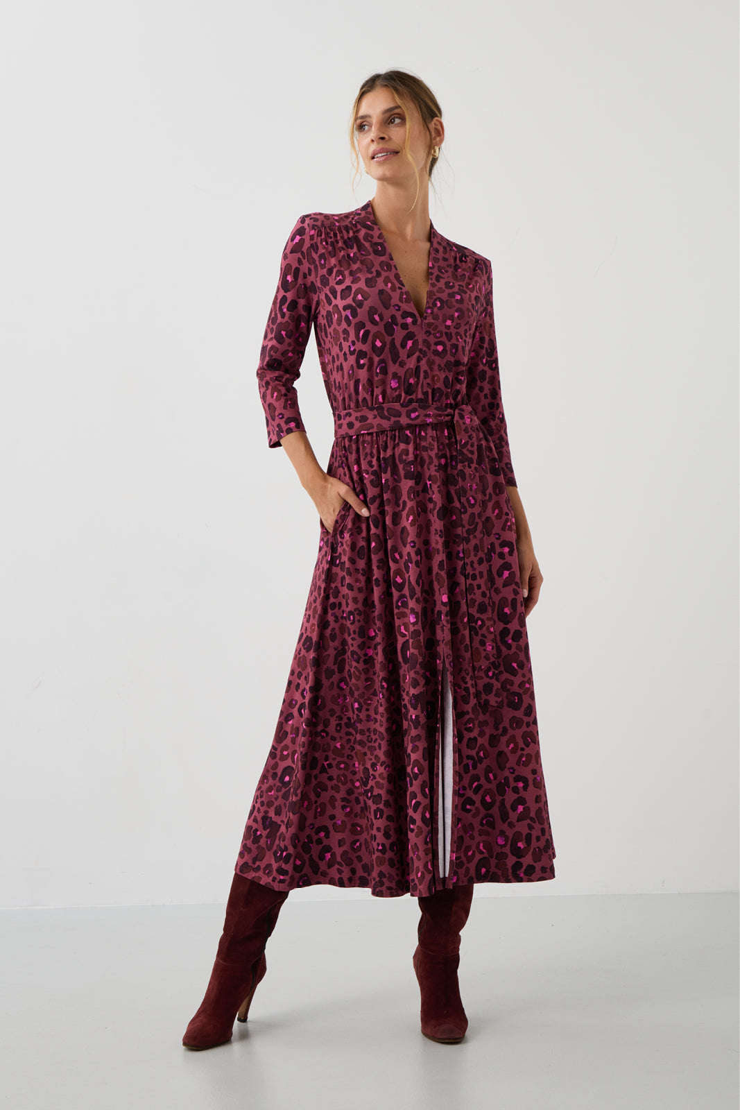 Sukienka LIBERTY DRESS print bloody leo