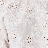 Sweatshirt LUCY IN THE SKY richelieu white embroidery