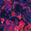Dreamworld orange & violet print