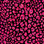 mini leopard pink & art blue print