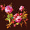print risk'n'roses brown