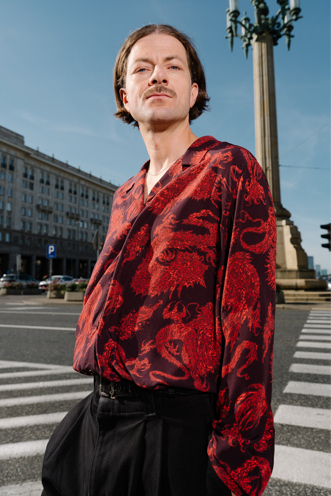 Shirt STAR IS BORN Swanski Studio red print