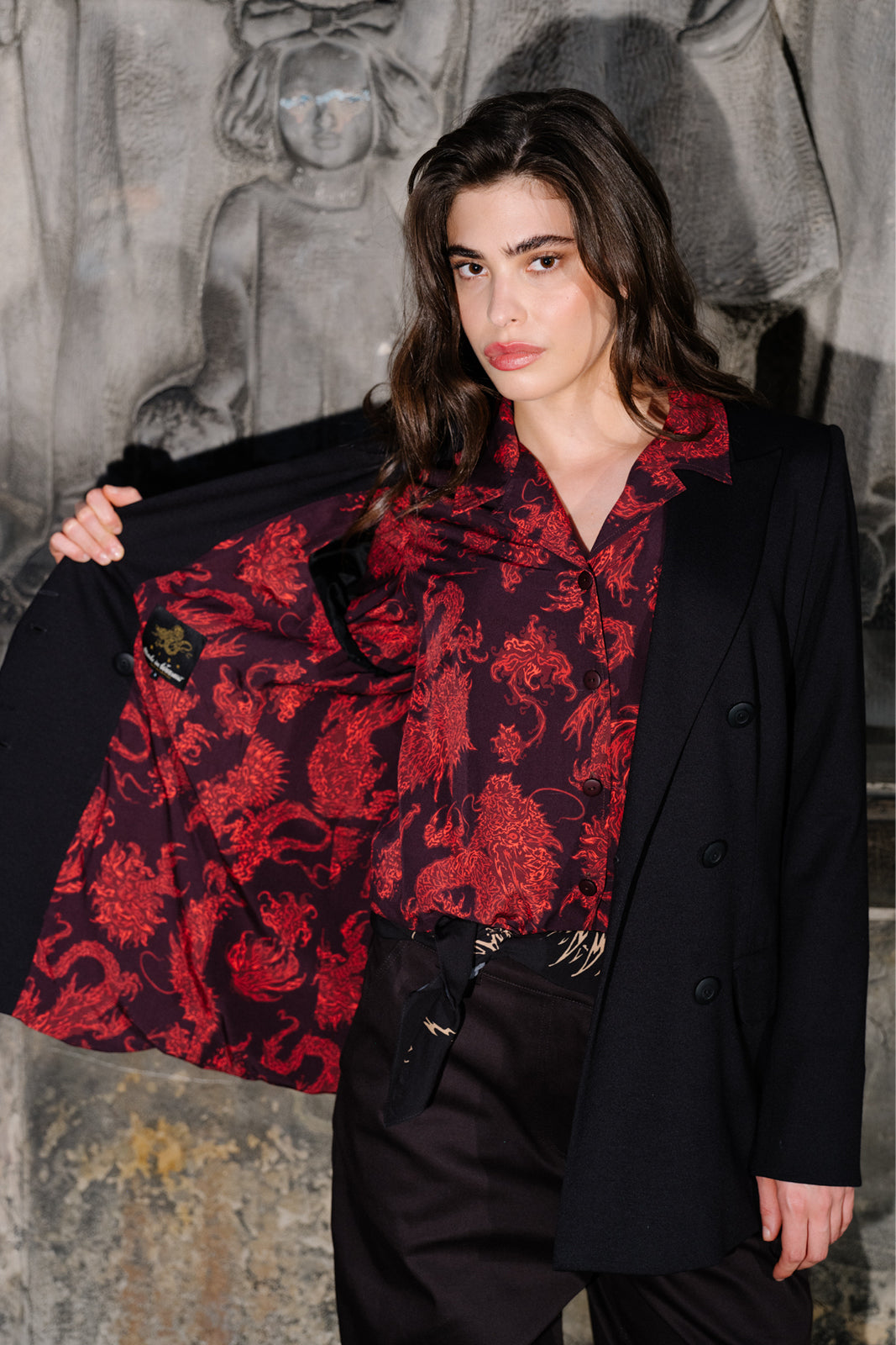 Shirt STAR IS BORN Swanski Studio red print