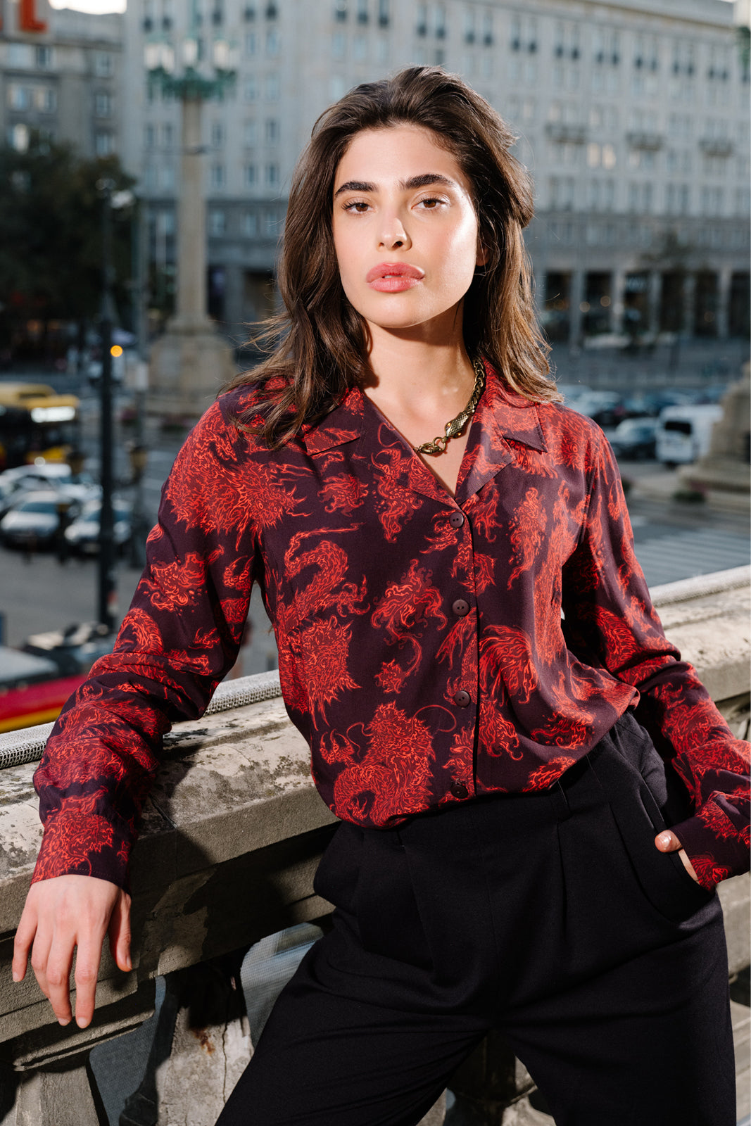Shirt STAR IS BORN Swanski Studio red print