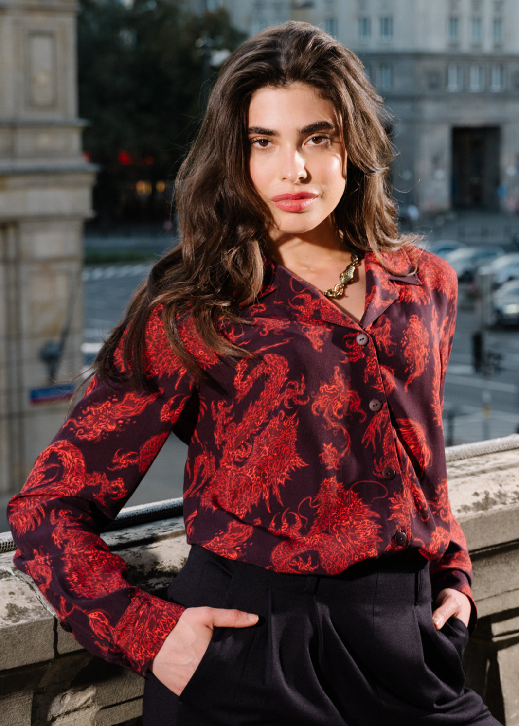 Shirt STAR IS BORN Swanski Studio red print
