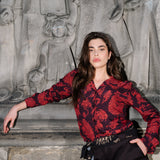 Shirt STAR IS BORN Swanski Studio red print