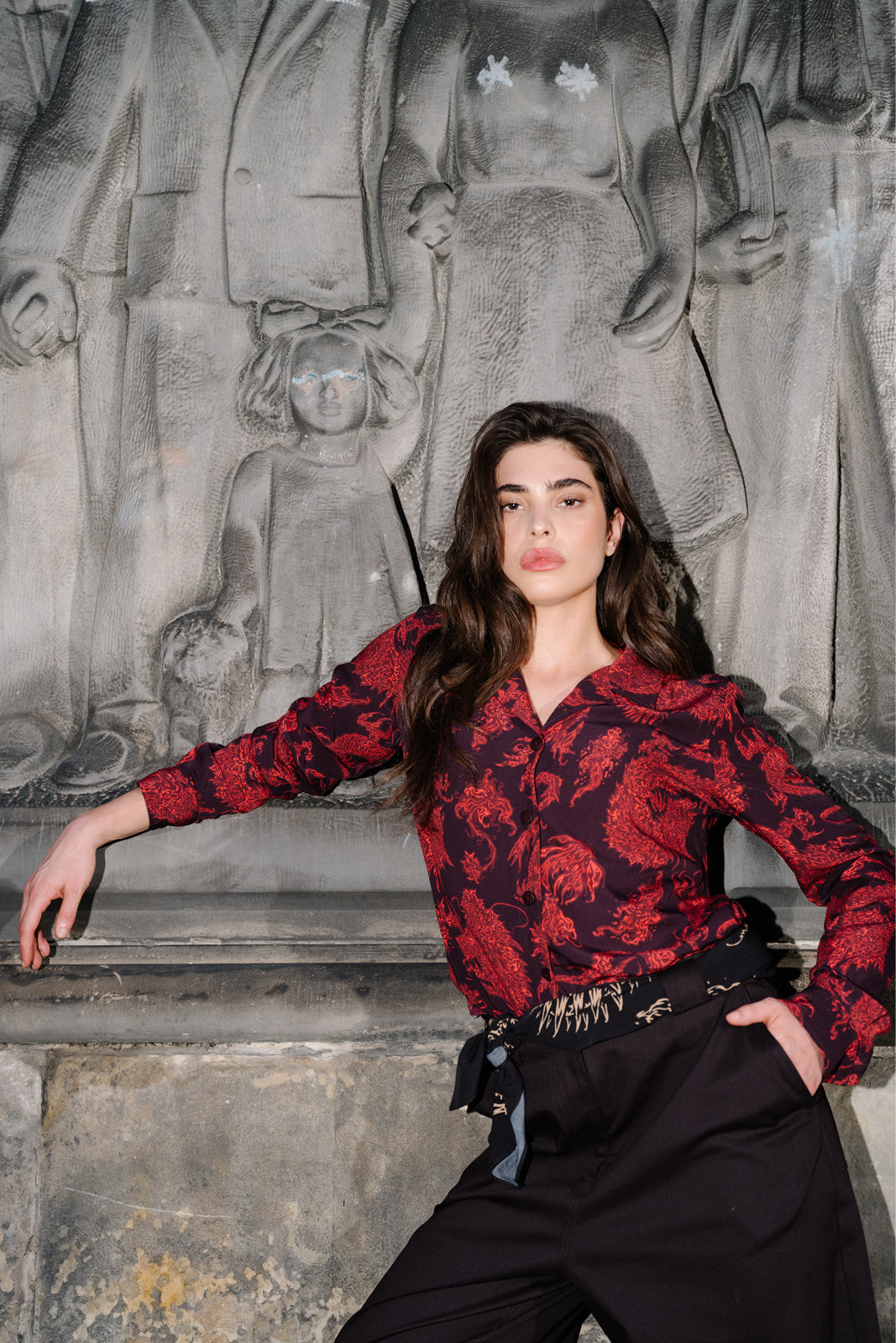 Shirt STAR IS BORN Swanski Studio red print