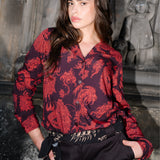 Shirt STAR IS BORN Swanski Studio red print