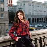 Shirt STAR IS BORN Swanski Studio red print