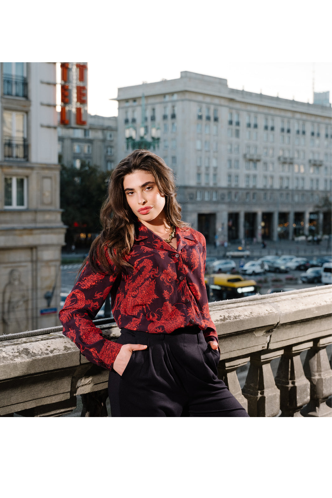 Shirt STAR IS BORN Swanski Studio red print