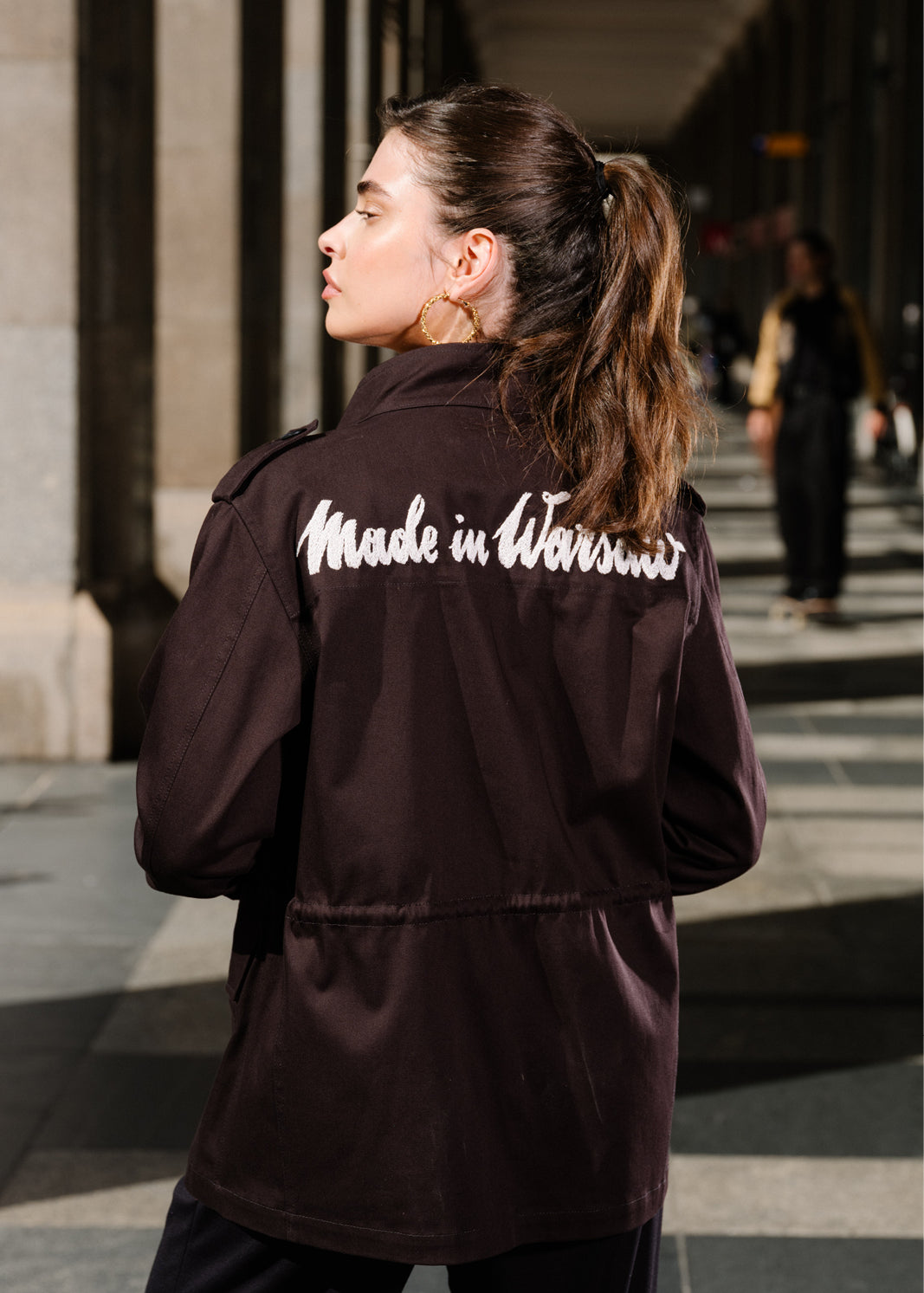 Jacket M65 black Swanski Studio embroidery