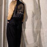 SUKA JACKET black & gold Swanski Studio embroidery