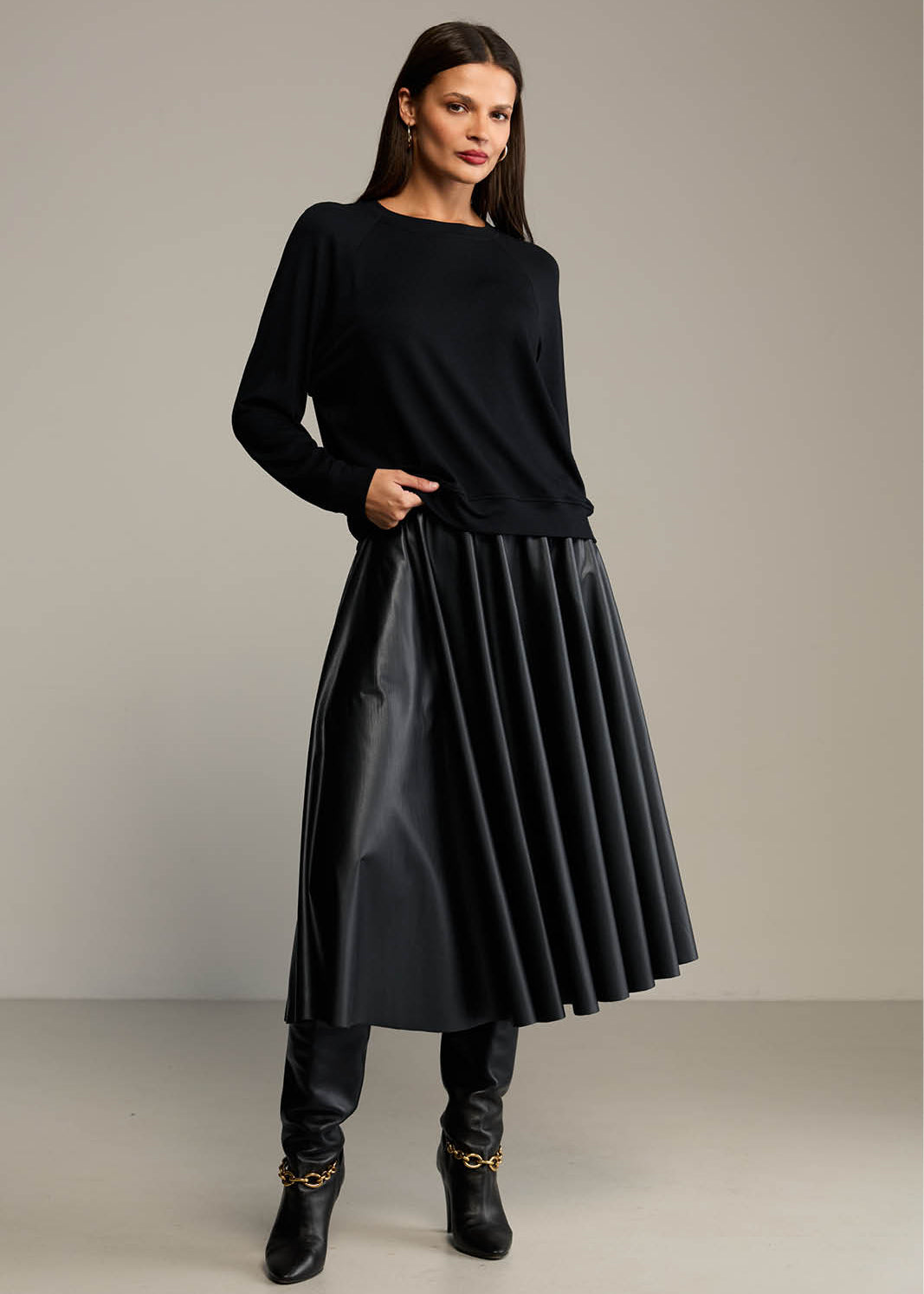 Blouse LUCY IN THE SKY black modal